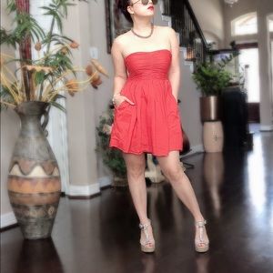 Zara strapless dress 👗